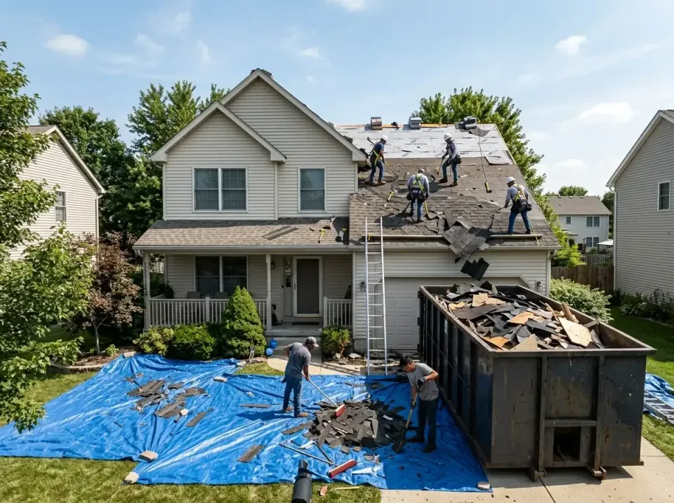 roof-replacement-debris-remova-004 — frequently asked questions, Cheapest Dumpster Rentals in Glenwood, IL